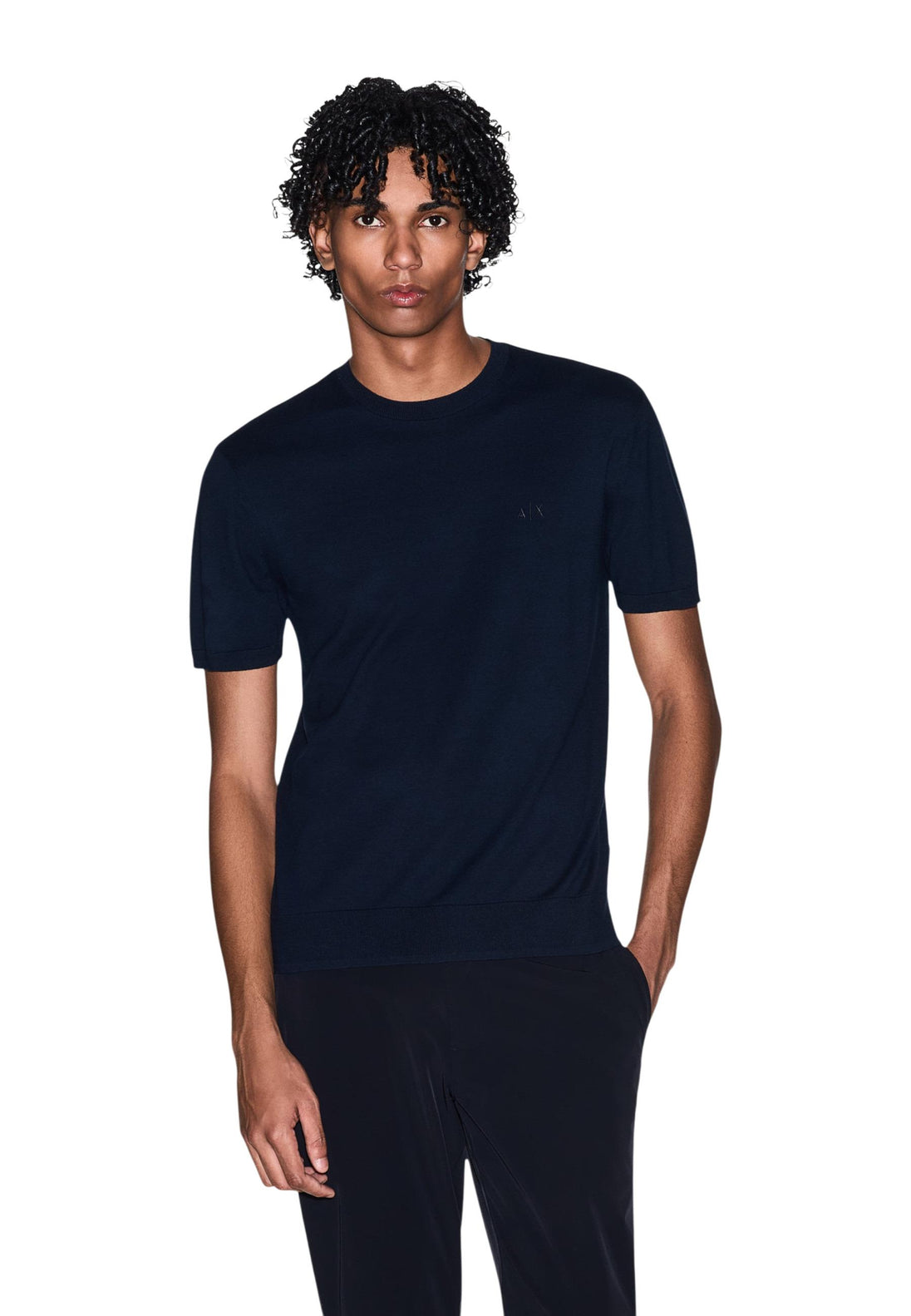 T-shirt Armani Exchange couleur bleu