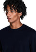 T-shirt Armani Exchange couleur bleu — vue 3