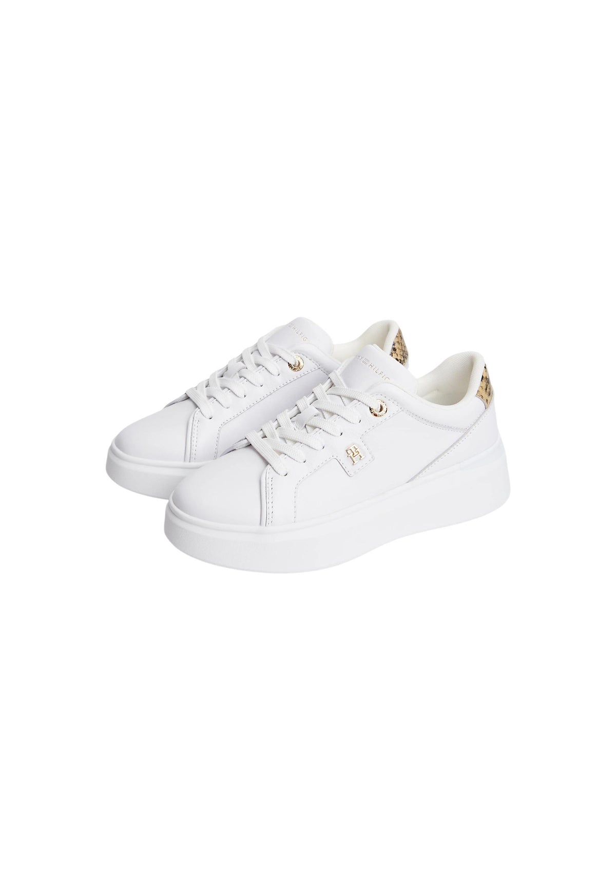 Baskets Tommy Hilfiger couleur blanc — vue 2
