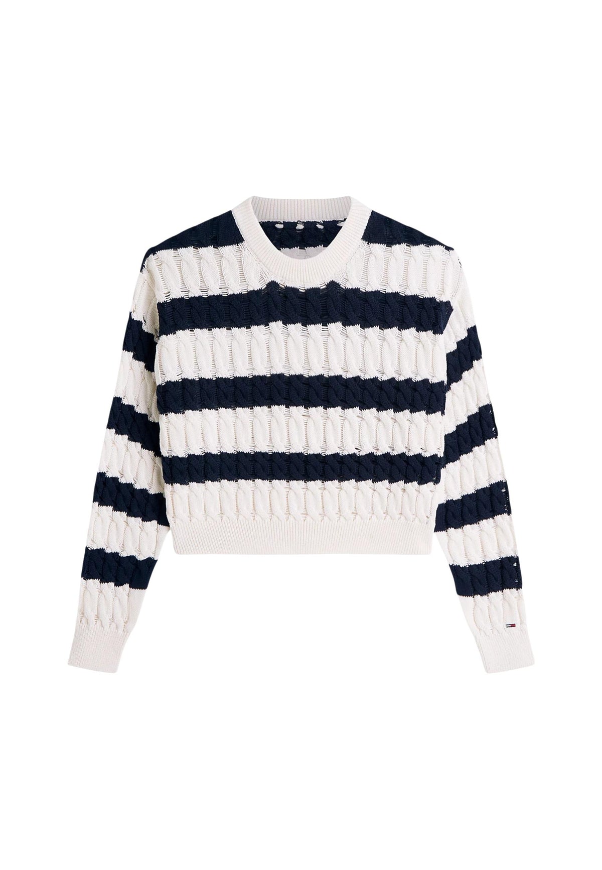 Pull Tommy Hilfiger Jeans couleur bleu — vue 5