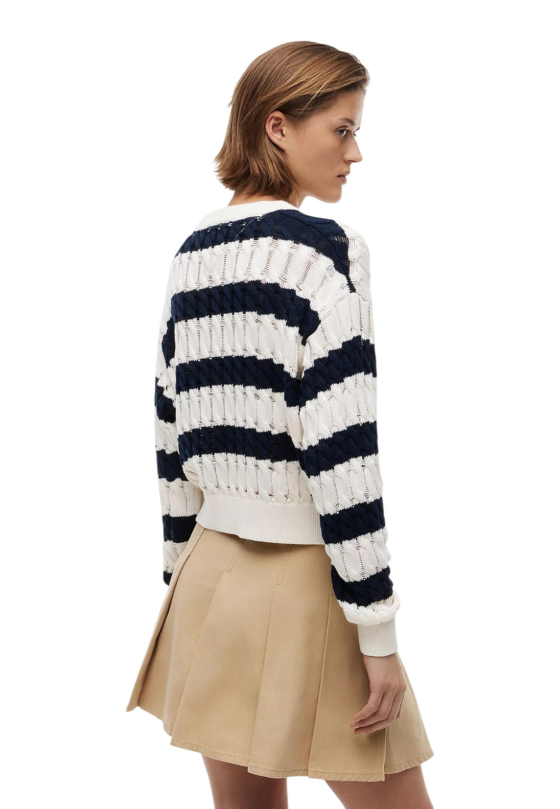 Pull Tommy Hilfiger Jeans couleur bleu — vue 4