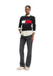 Pull Tommy Hilfiger Jeans couleur noir — vue 3
