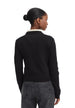 Pull Tommy Hilfiger Jeans couleur noir — vue 4