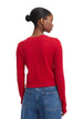 Pull Tommy Hilfiger Jeans couleur rouge — vue 2