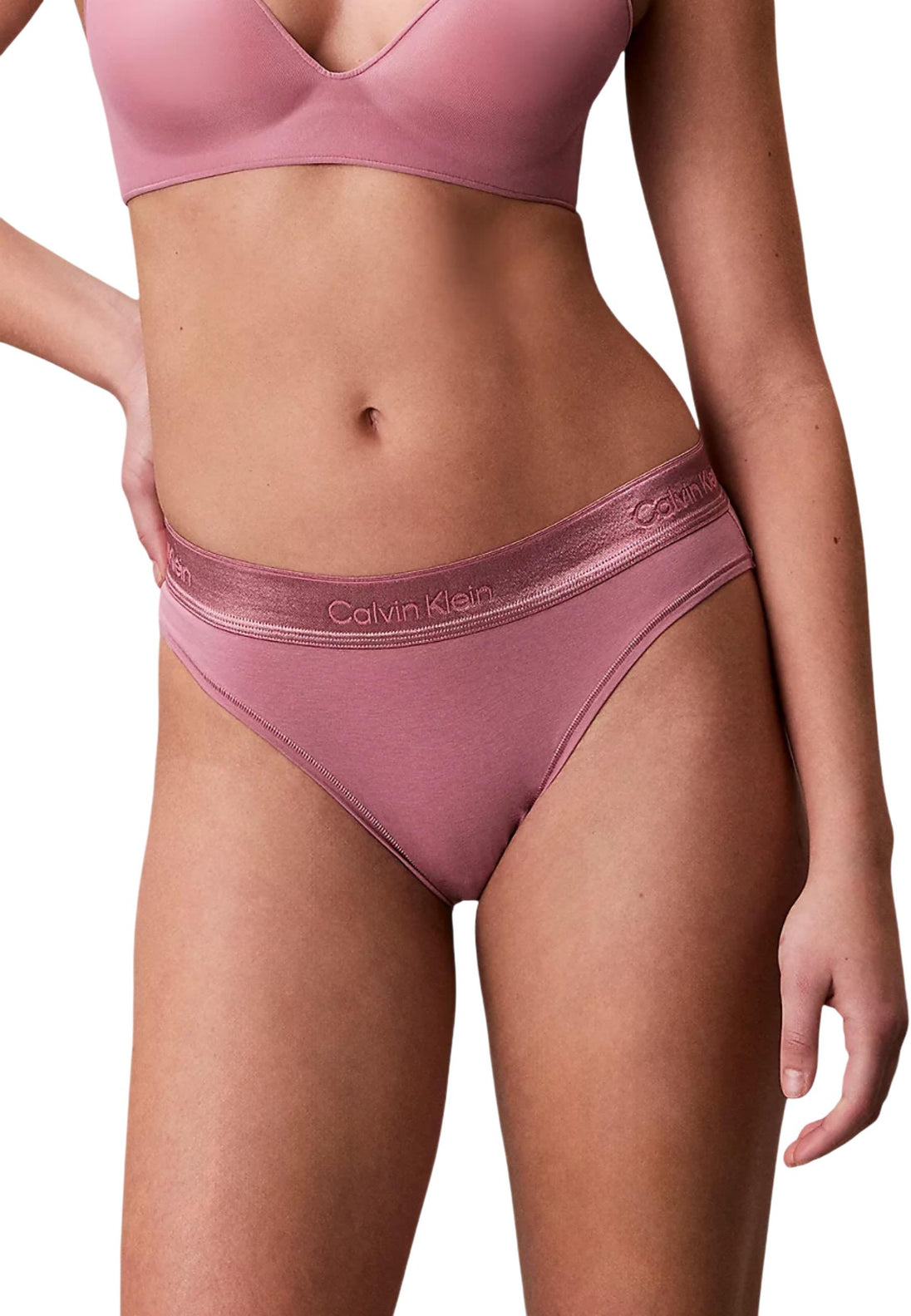 Maillot de bain Calvin Klein Jeans couleur lilas