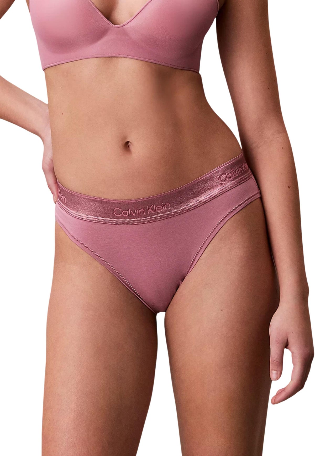 Maillot de bain Calvin Klein Jeans couleur lilas