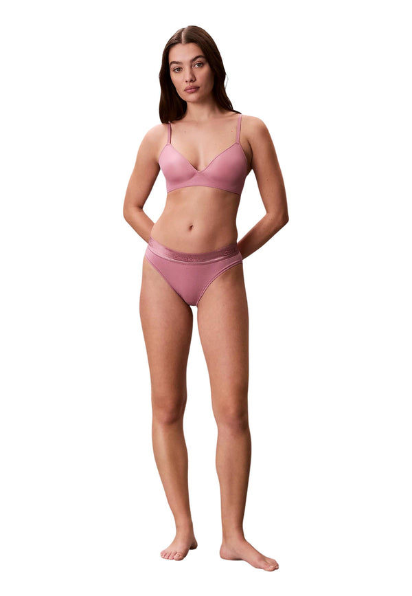 Maillot de bain Calvin Klein Jeans couleur lilas — vue 2