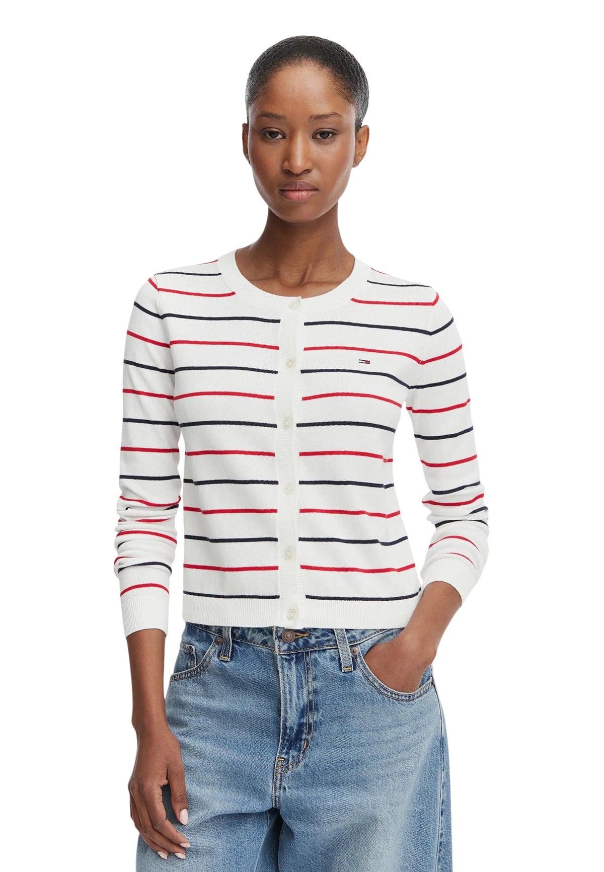 Pull Tommy Hilfiger Jeans couleur blanc