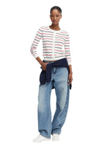 Pull Tommy Hilfiger Jeans couleur blanc — vue 2