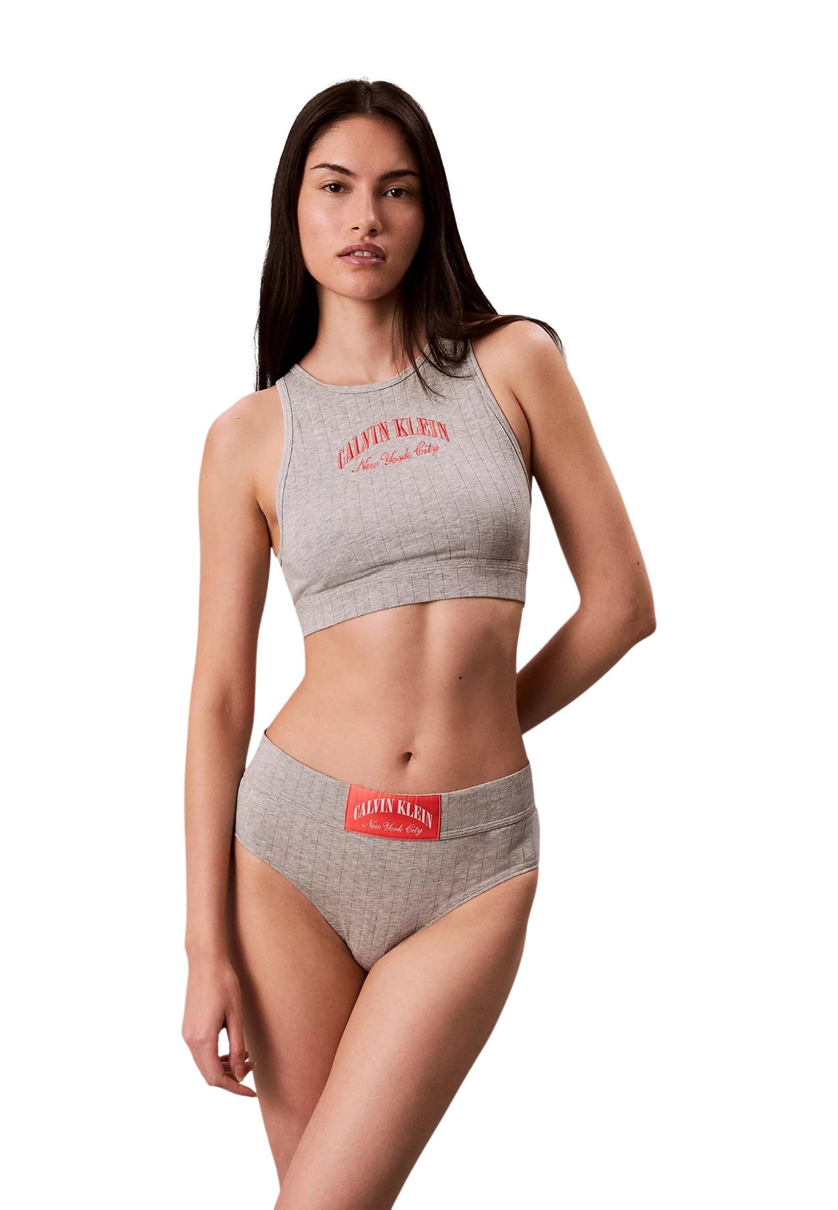 Lingerie Calvin Klein Underwear couleur gris — vue 4