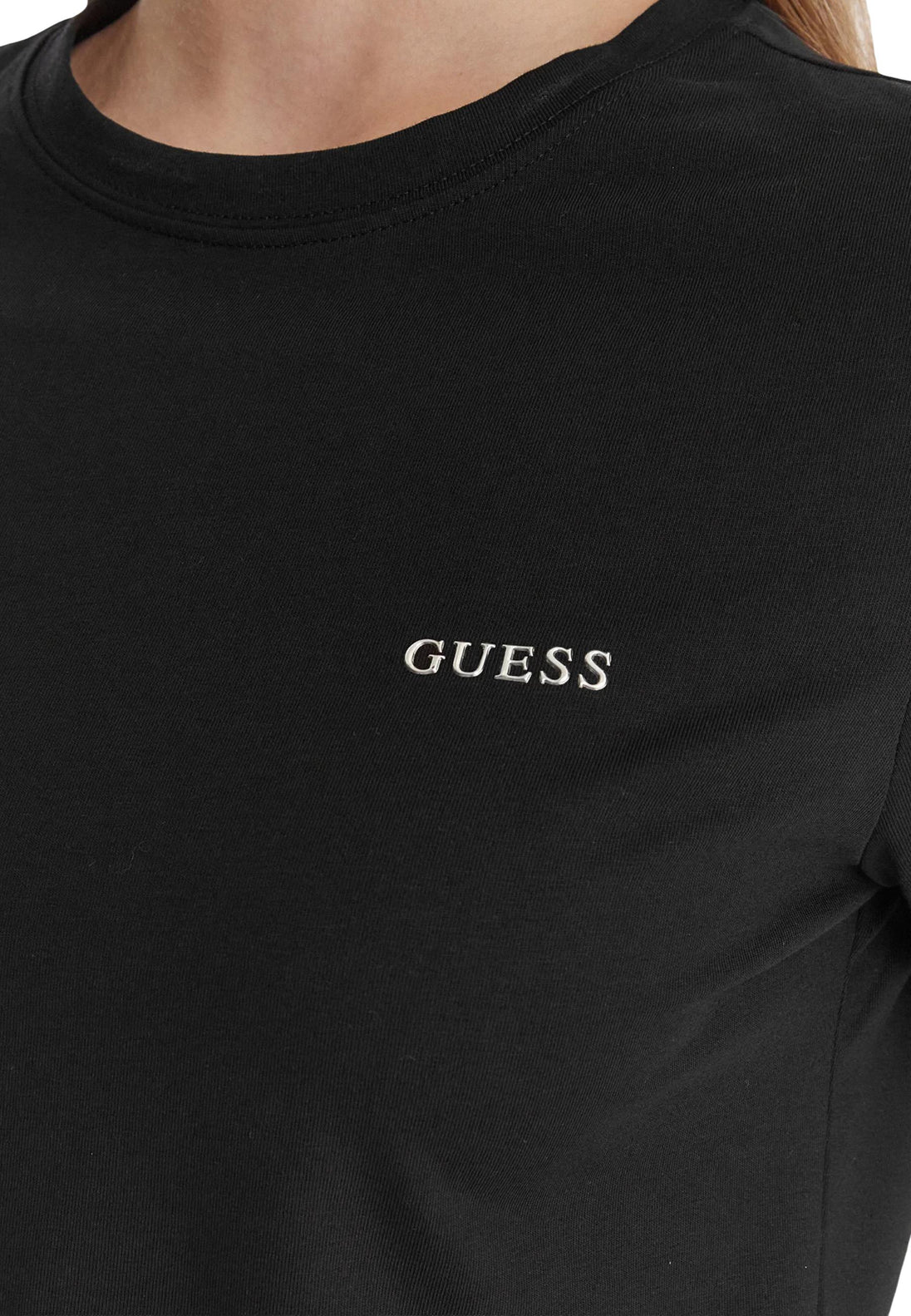 T-shirt Guess Active couleur noir — vue 4