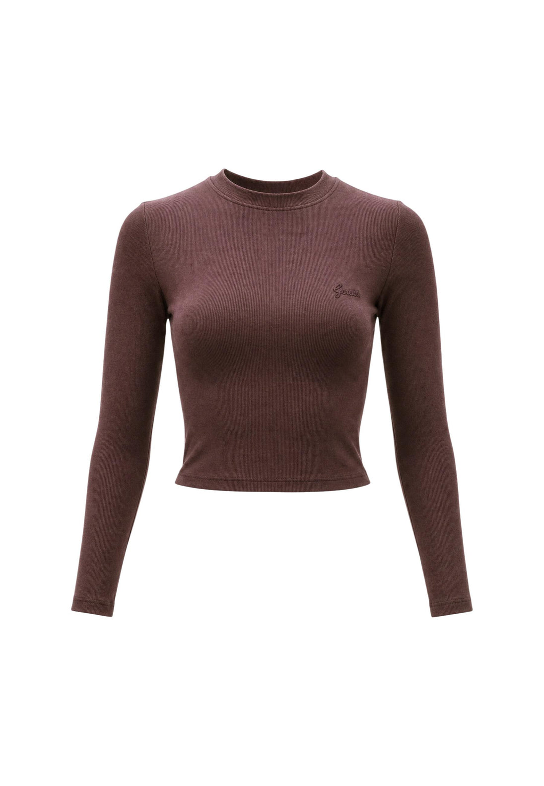 T-shirt Guess Active couleur marron — vue 3