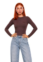 T-shirt Guess Active couleur marron