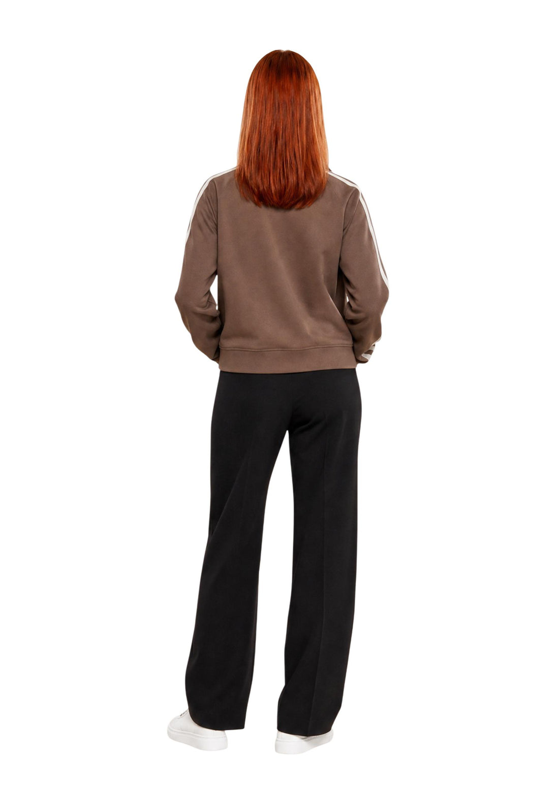 Sweat Guess Active couleur marron — vue 5