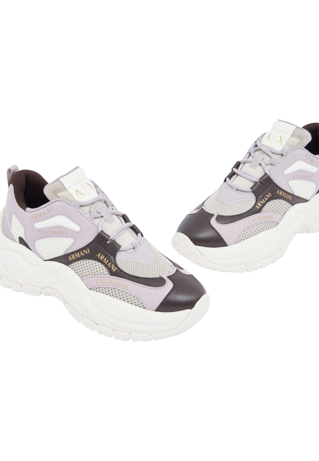 Baskets Armani Exchange couleur lilas