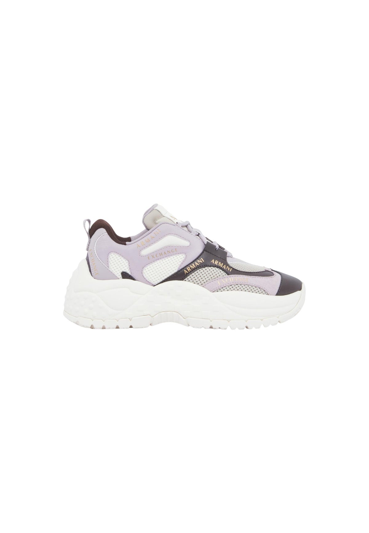 Baskets Armani Exchange couleur lilas
