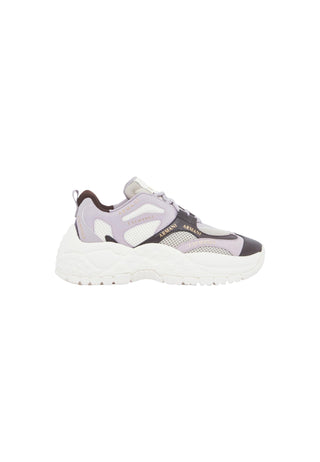 Baskets Armani Exchange couleur lilas