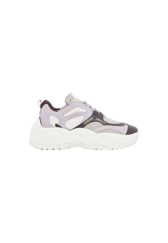 Baskets Armani Exchange couleur lilas