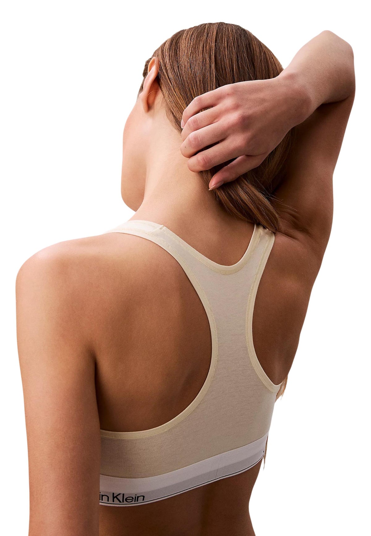 Lingerie Calvin Klein Underwear couleur beige — vue 3