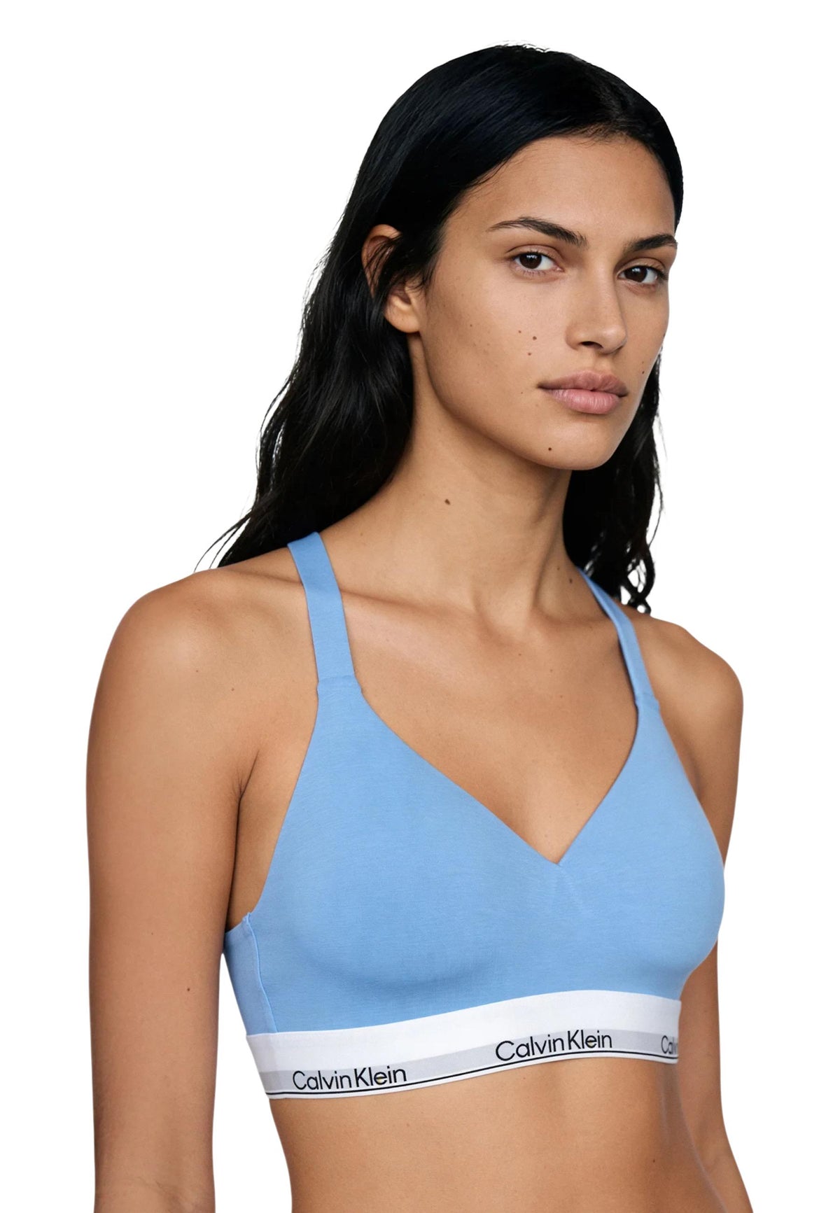 Lingerie Calvin Klein Underwear couleur bleu azur