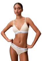Lingerie Calvin Klein Underwear couleur beige — vue 4