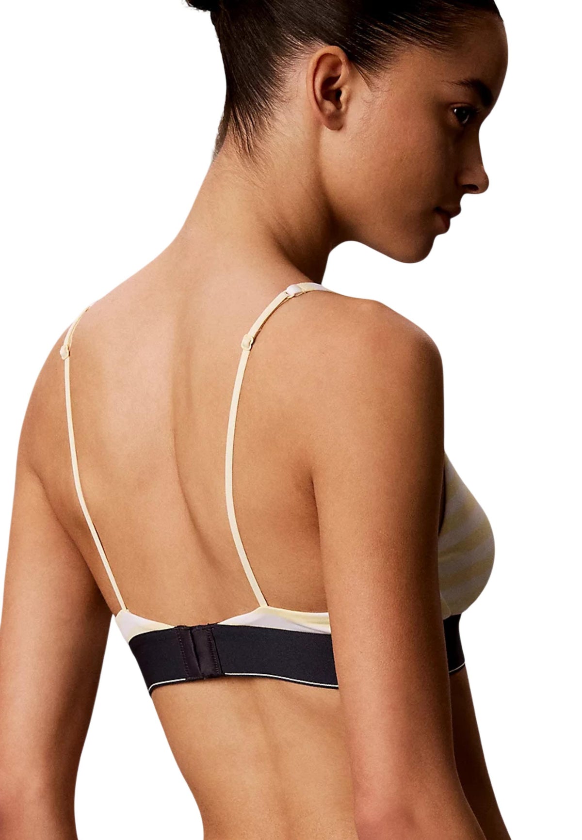 Lingerie Calvin Klein Underwear couleur beige — vue 2