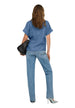 Blouse Only couleur bleu — vue 3