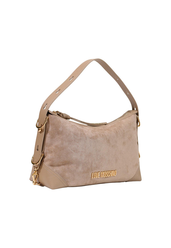 Sac Love Moschino couleur beige — vue 2