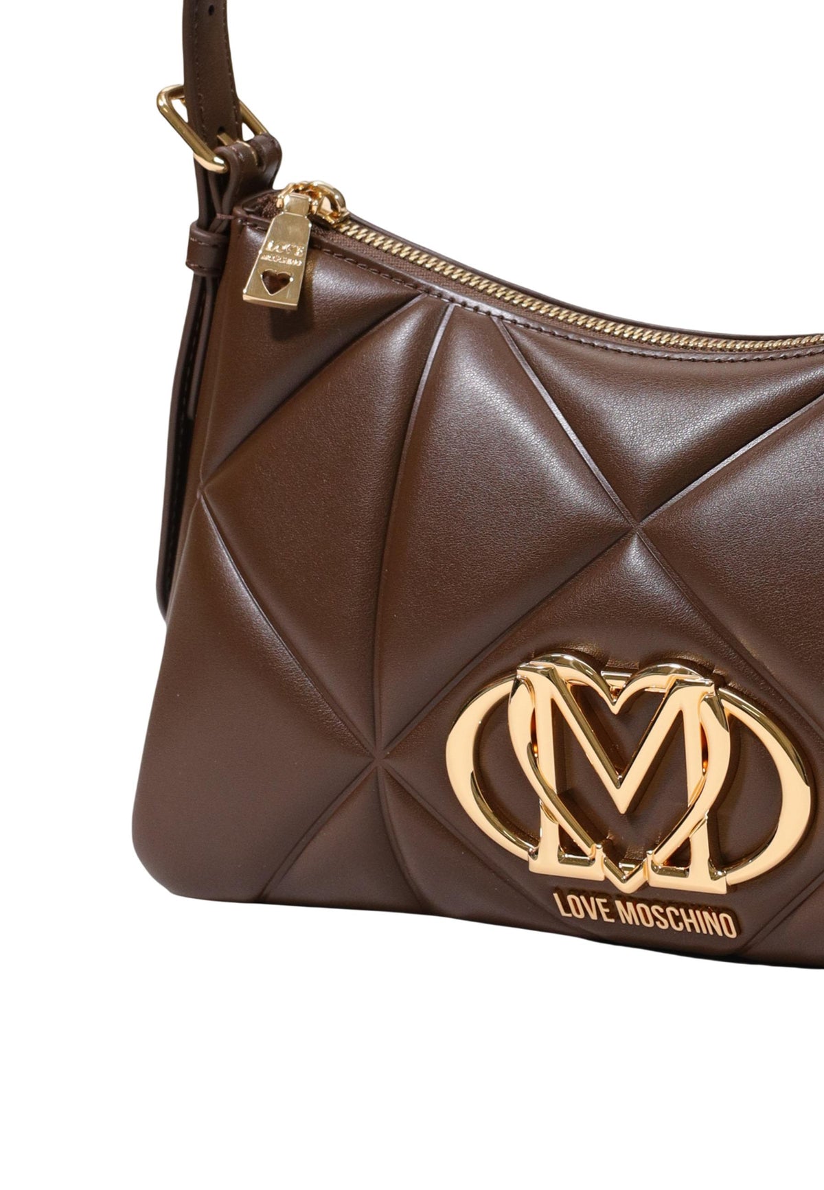 Sac Love Moschino couleur marron — vue 4