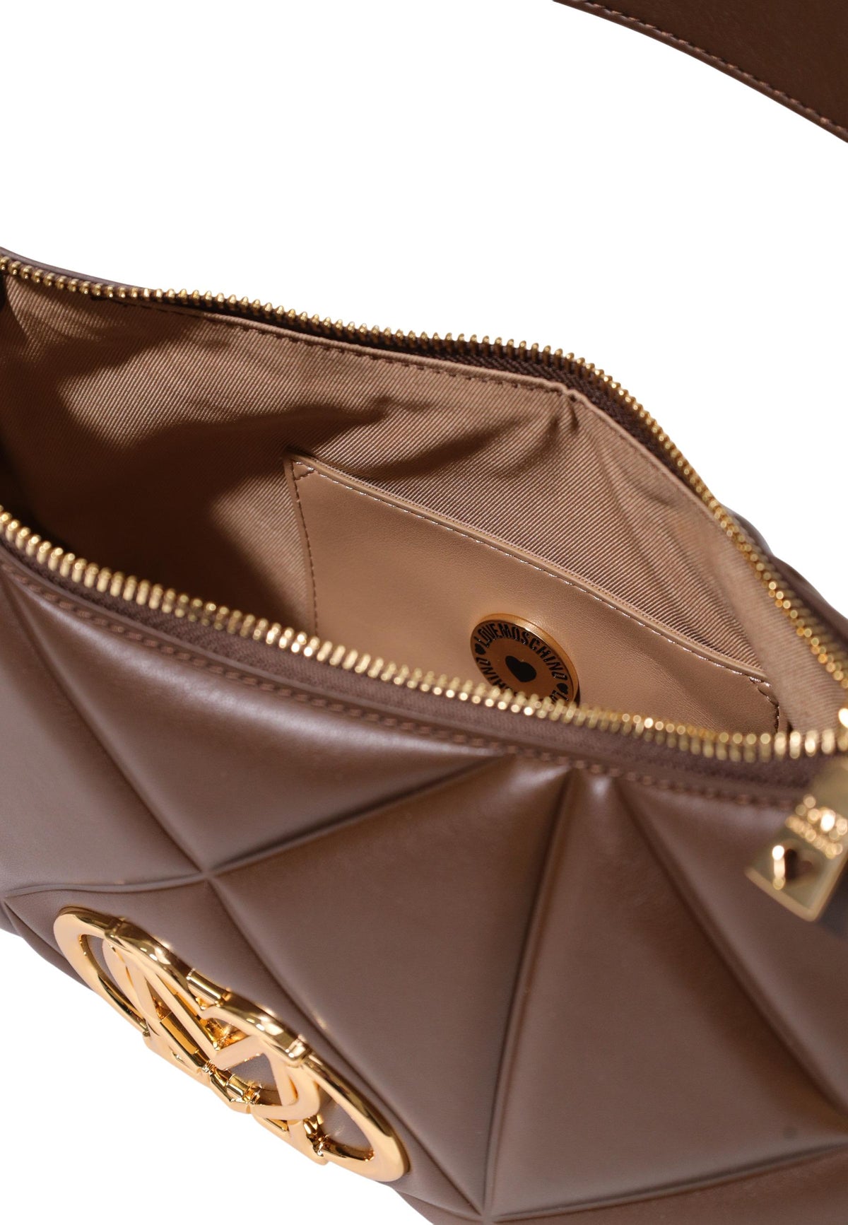 Sac Love Moschino couleur marron — vue 5