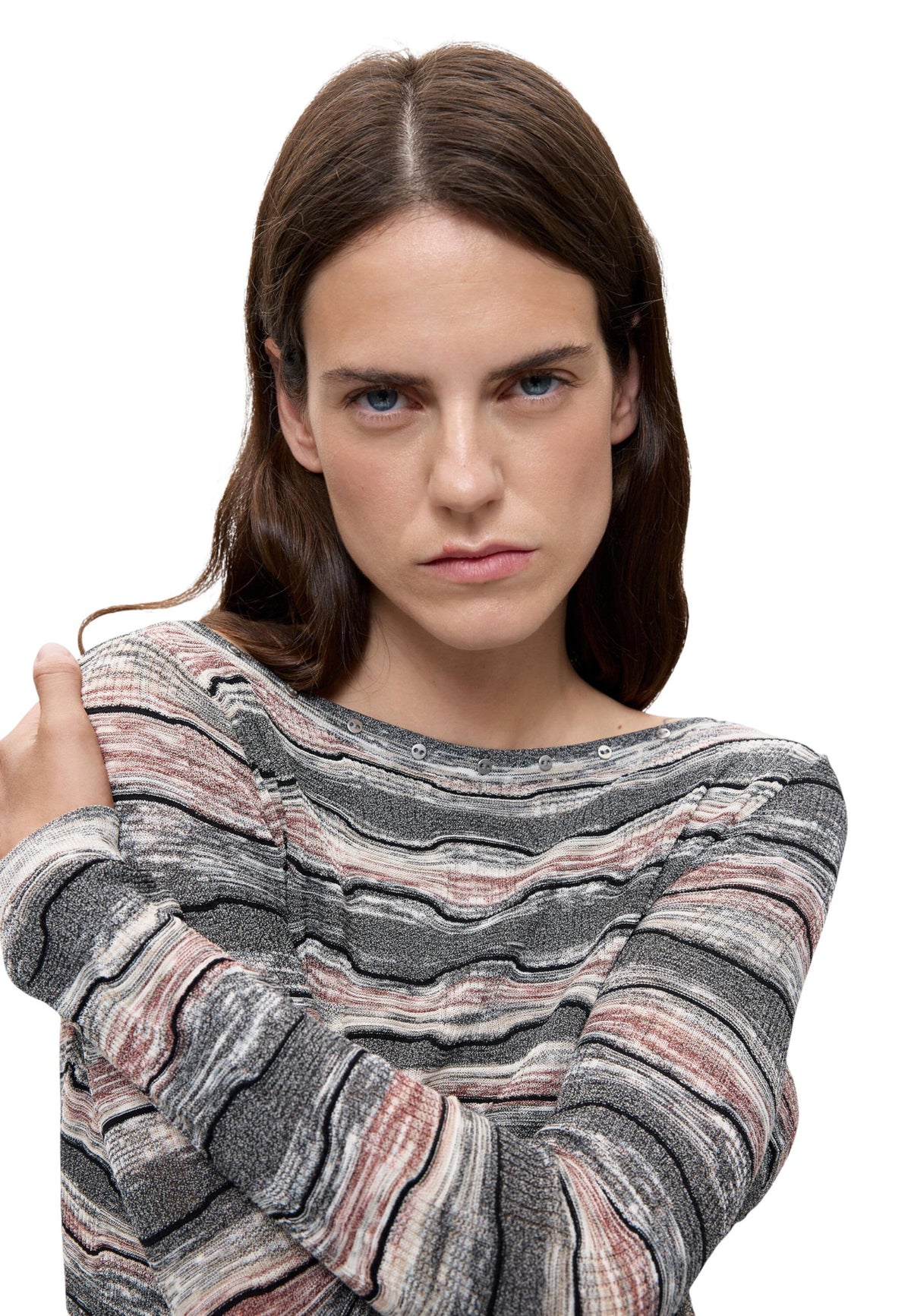 Pull Desigual couleur gris — vue 3