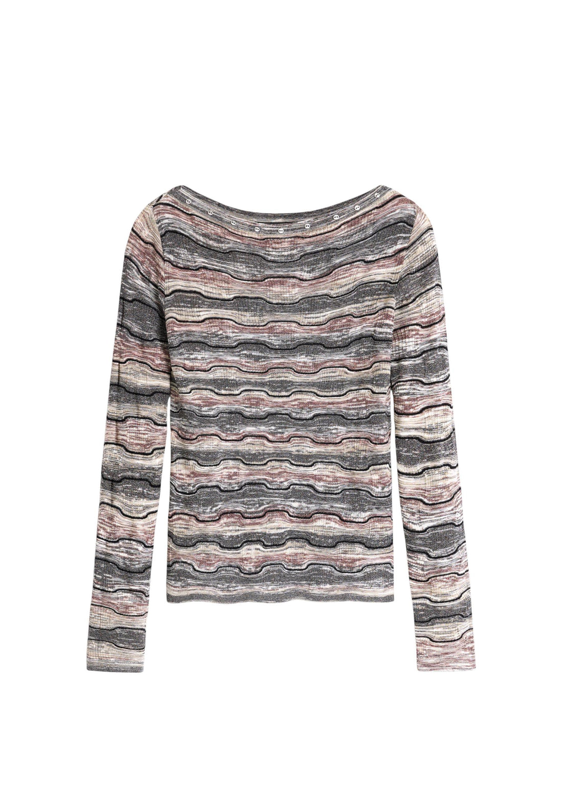 Pull Desigual couleur gris — vue 5