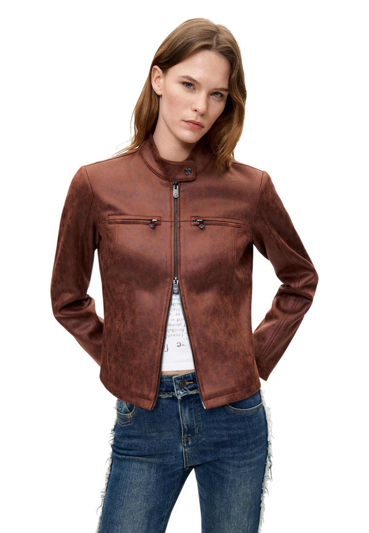 Veste Desigual couleur marron