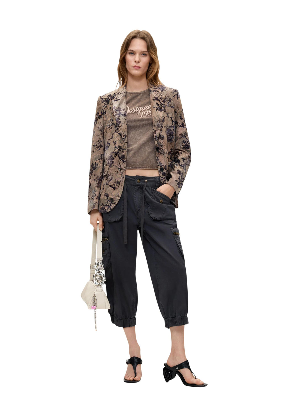 Veste Desigual couleur beige — vue 2
