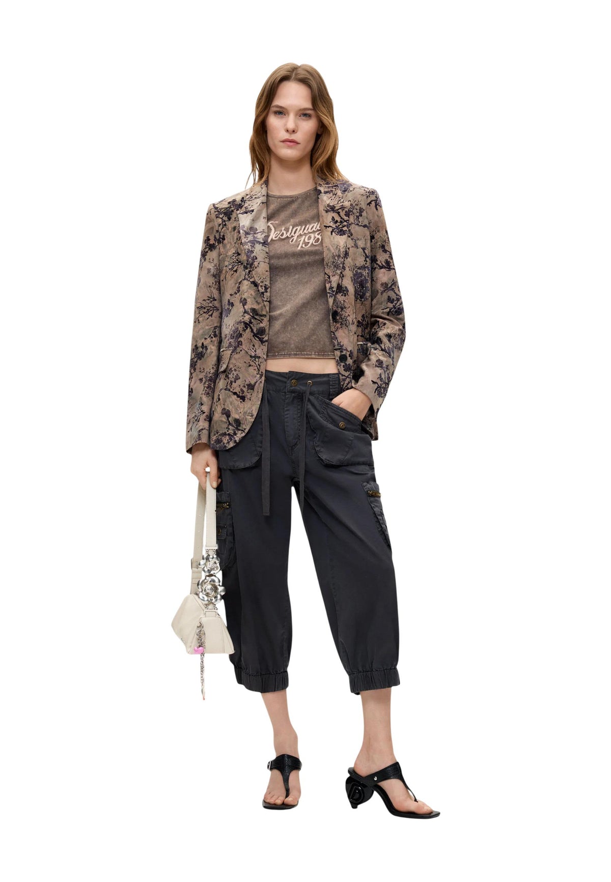 Veste Desigual couleur beige — vue 2