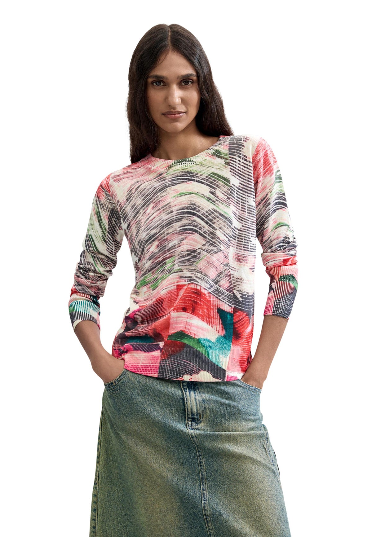 Pull Desigual couleur rouge