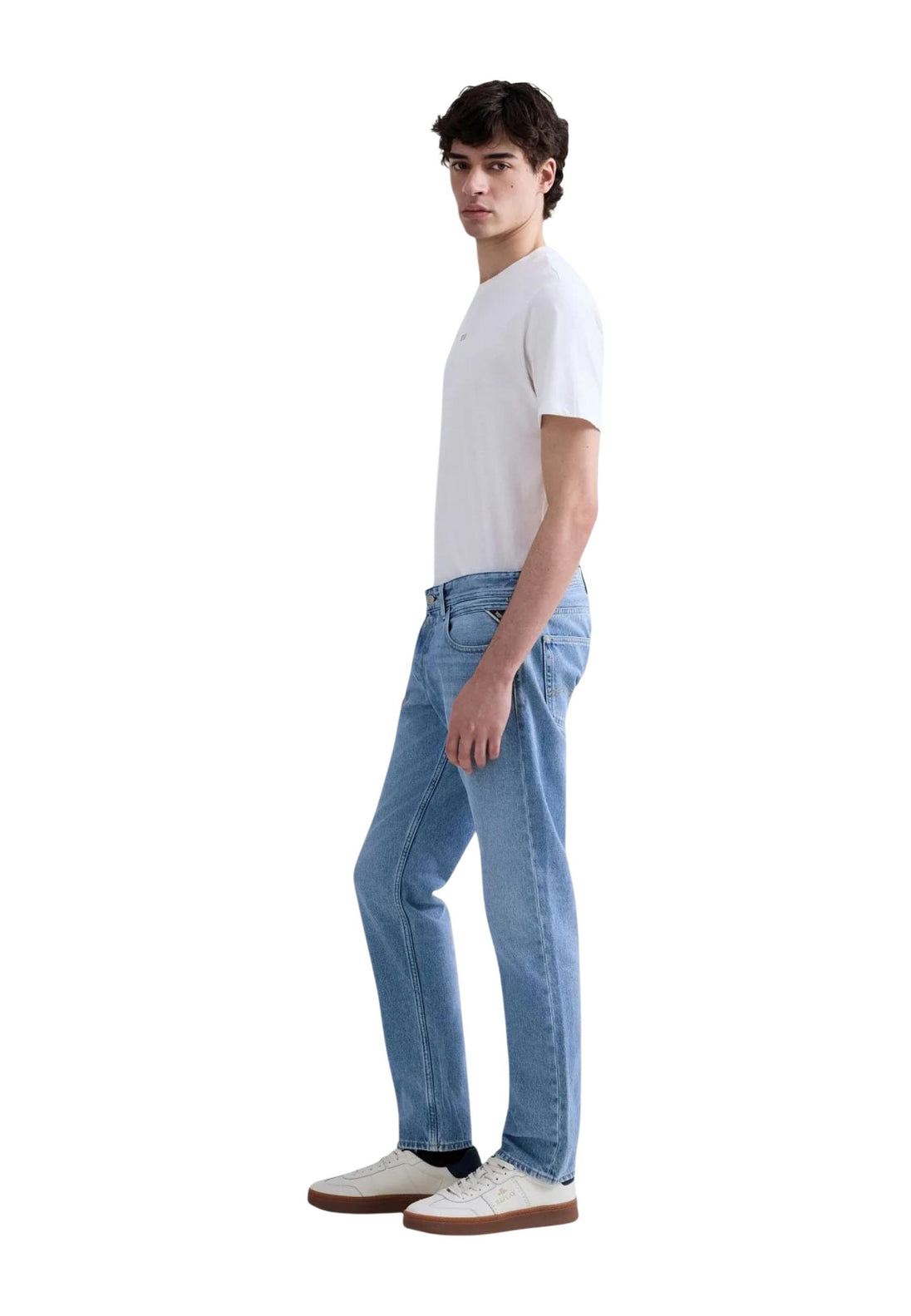 Jean Replay couleur bleu — vue 4