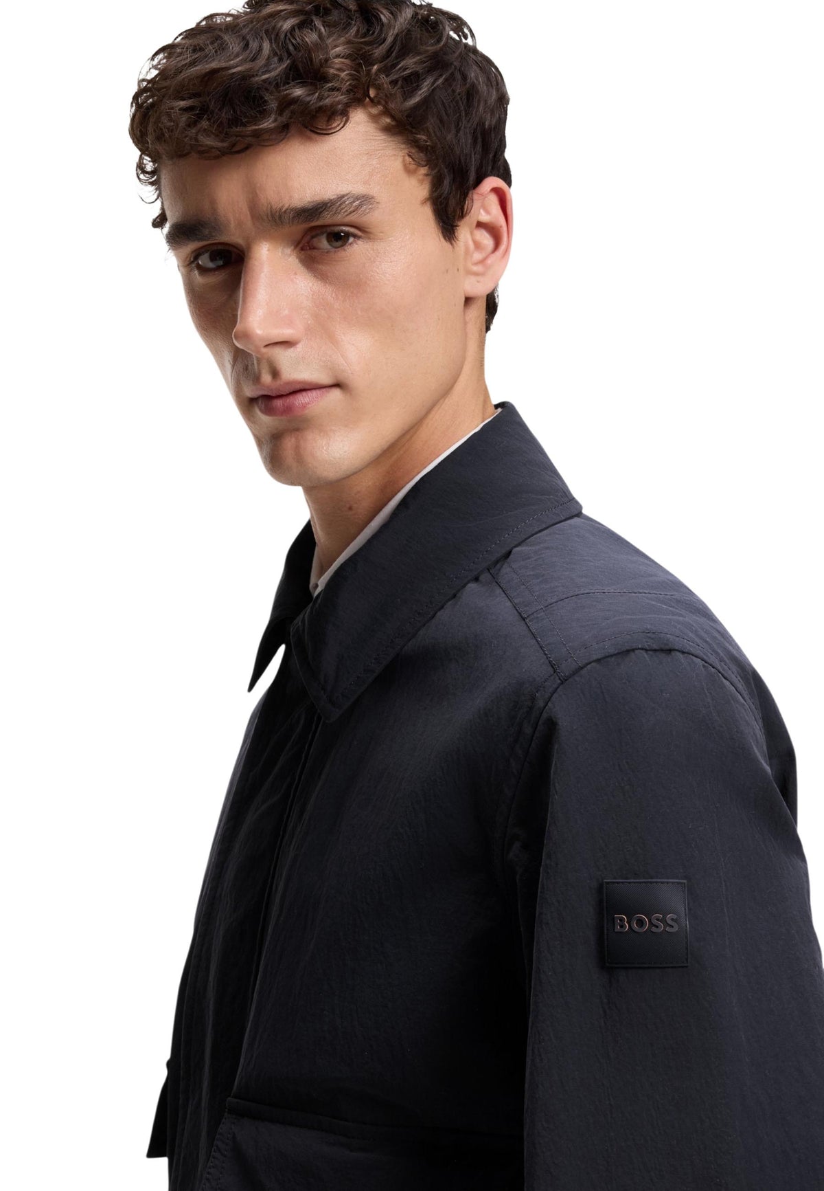 Veste Boss couleur bleu — vue 4