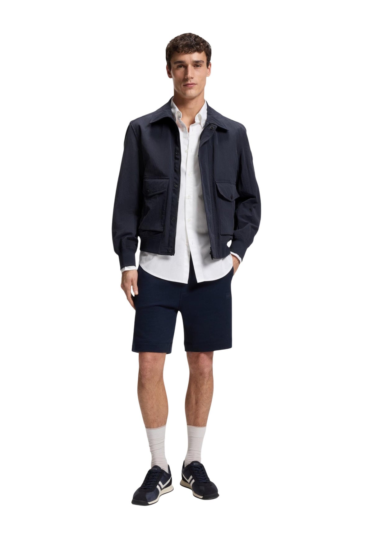 Veste Boss couleur bleu — vue 3