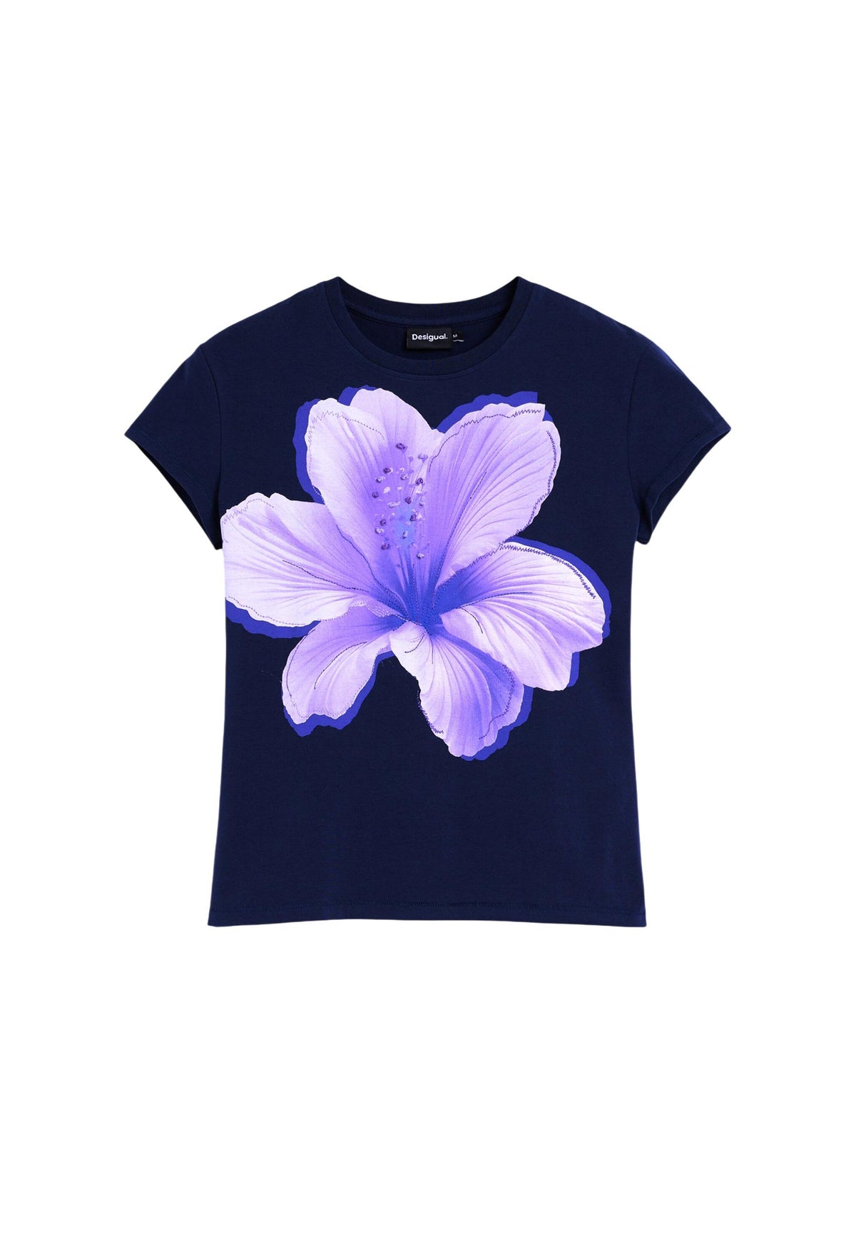 T-shirt Desigual couleur bleu — vue 5