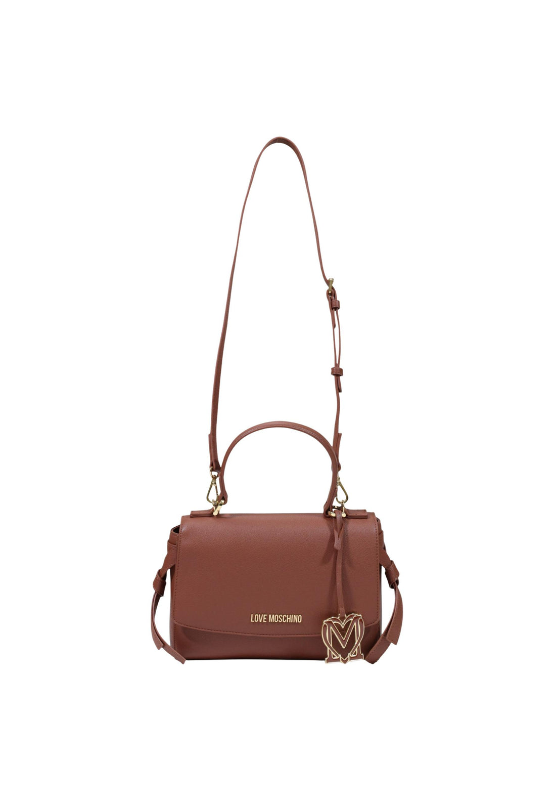 Sac Love Moschino couleur marron — vue 4