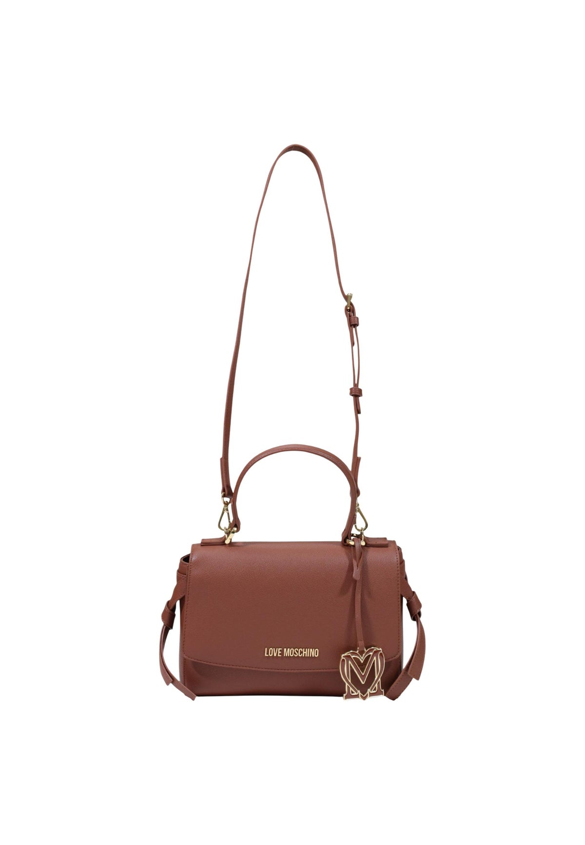 Sac Love Moschino couleur marron — vue 4