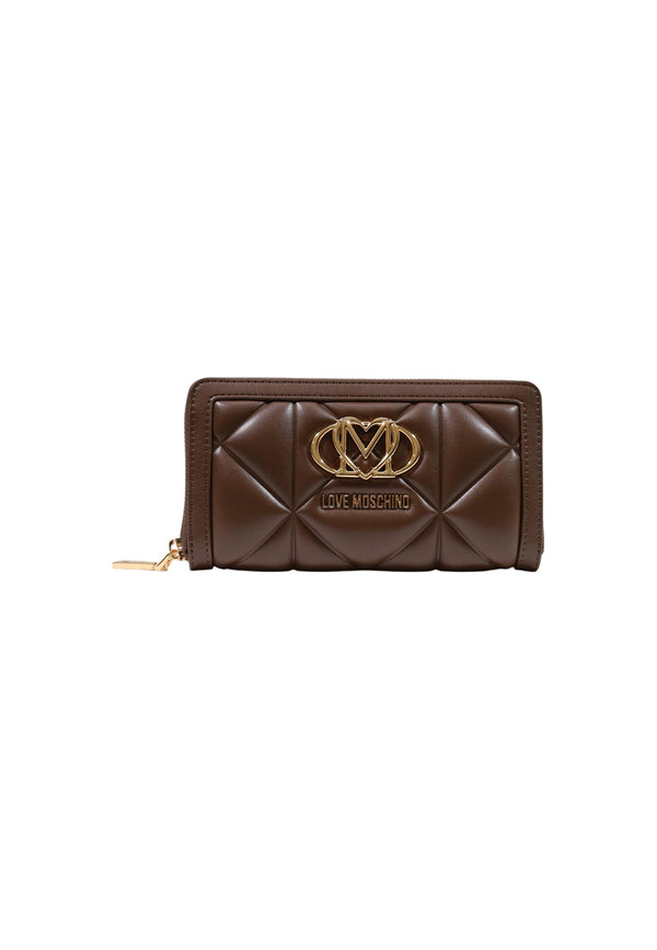 Portefeuille Love Moschino couleur marron
