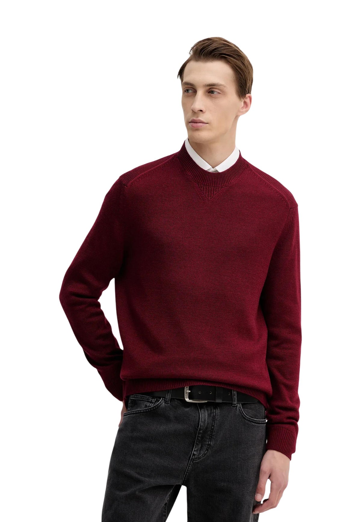 Pull Armani Exchange couleur bordeaux