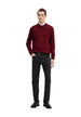 Pull Armani Exchange couleur bordeaux — vue 2