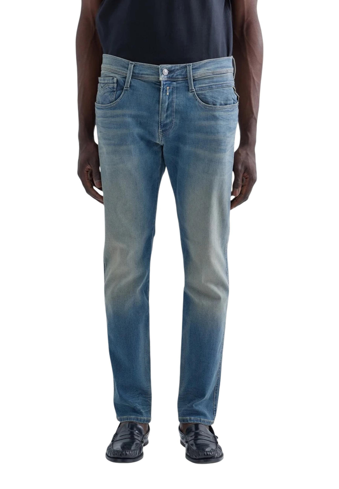 Jean Replay couleur bleu