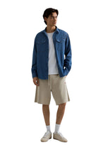Chemise Replay couleur bleu — vue 2