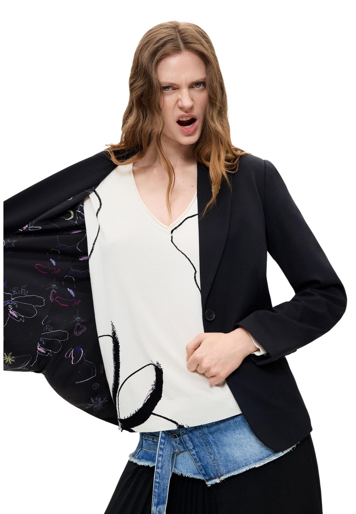 Veste Desigual couleur noir — vue 5
