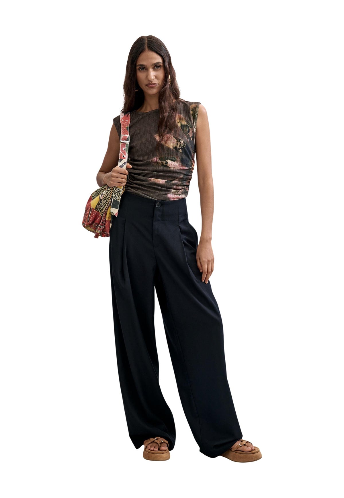 Pantalon Desigual couleur noir — vue 2