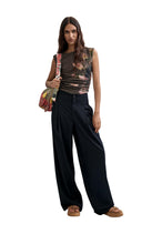Pantalon Desigual couleur noir — vue 2